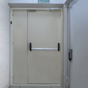 Противопожарная металлическая дверь с антипаникой / серия FRM7425