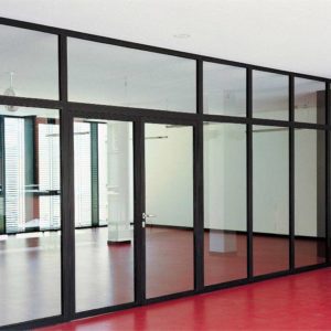 Цельностеклянная офисная противопожарная перегородка / серия FRM5282