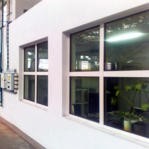 Противопожарная перегородка с оконным блоком / серия FRM5400